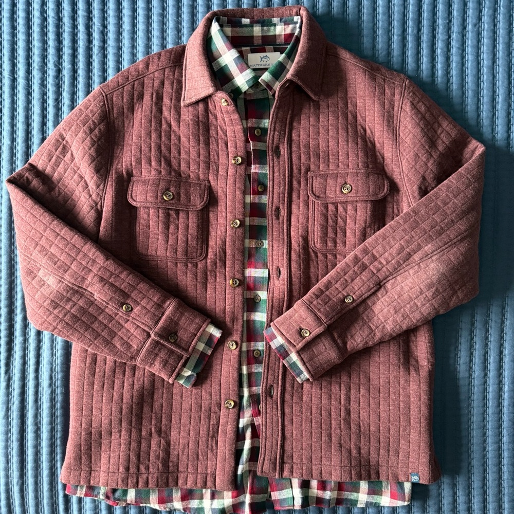 Southern Tide Shacket & Flannel Shirt Combo